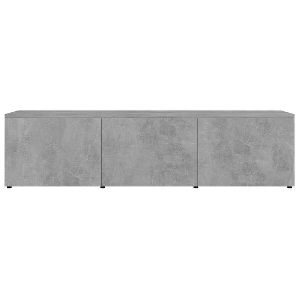 vidaXL TVキャビネット コンクリートグレー 120x34x30cm パーティクルボード