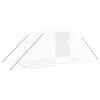 vidaXL 温室 スチールフレーム ホワイト8m&sup2; 4x2x2 m