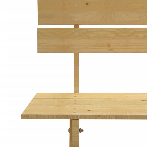 vidaXL ガーデンベンチ 150cm 含浸松材