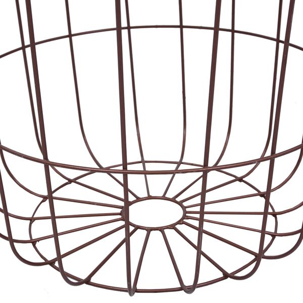 vidaXL コーヒーテーブル 直径39.5cm MDF製 コッパー