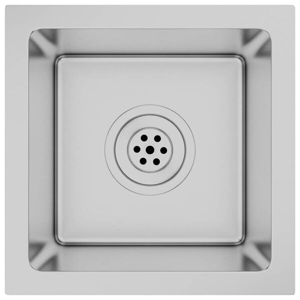 vidaXL 手作り キッチンシンク ステンレススチール製