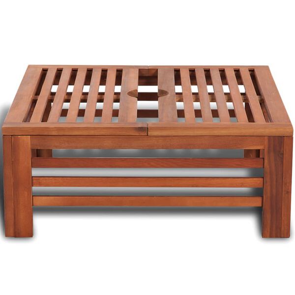 vidaXL パラソルスタンドカバー 木製