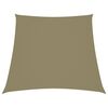 vidaXL サンシェードセイル 3/4x2m 台形 オックスフォード生地 ベージュ