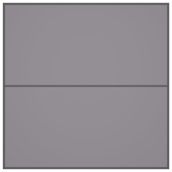 vidaXL アウトドアタープ 防水シート 4x4m グレー