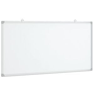 vidaXL マグネット式ホワイトボード 60x30x1.7cm アルミニウム製
