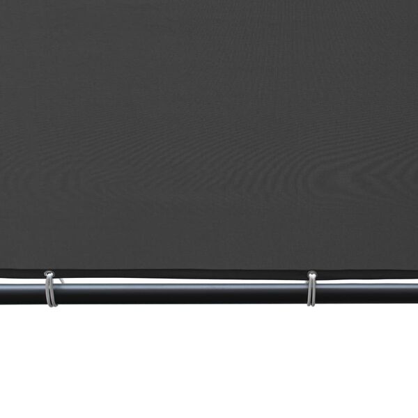 vidaXL ガゼボ 傾斜ルーフ付き 300x300x251cm アントラシート 180g/m²
