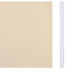 vidaXL ガーデンプライバシースクリーン PVC製 35 x 0.19 m クリーム