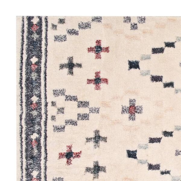 vidaXL プリントラグ マルチカラー 80x150cm ポリエステル製