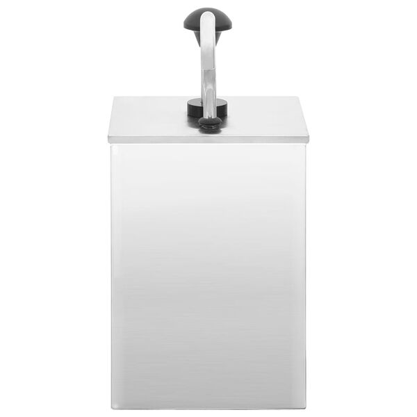 vidaXL ソースディスペンサー ステンレススチール製 3.5 L