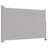 vidaXL パティオ用 引き込み式サイドオーニング 160x 300cm グレー