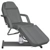 vidaXL マッサージテーブル グレー 180x62x(87-112)cm