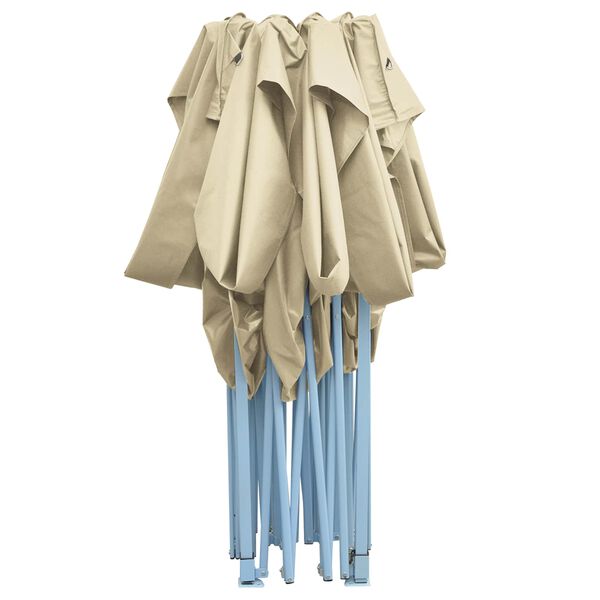 vidaXL 折り畳み式ポップアップテント 3 x 4.5 m クリームホワイト