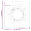vidaXL ガーデンウォールデコレーション 55x55cm コルテン鋼製 サンデザイン