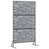 vidaXL プライバシースクリーン アンスラサイト 100 x 50 x 180 cm スチール