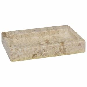 vidaXL 壁付け式シンク クリーム 38x24x6.5 cm 大理石
