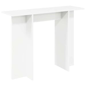 vidaXL コンソール テーブル ホワイト 100 x 30 x 75 cm エンジニアードウッド