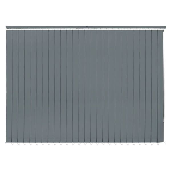 vidaXL 縦型ブラインド 布製 150x180cm グレー