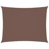 vidaXL サンシェードセイル 3x4.5m 長方形 オックスフォード生地 ブラウン