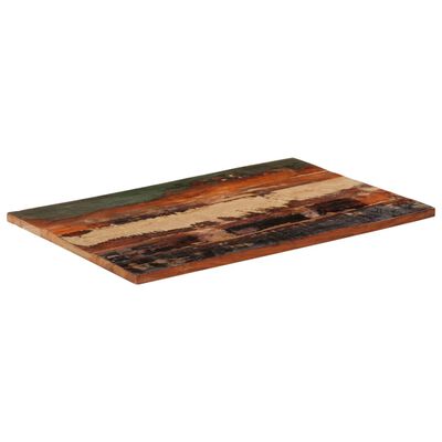 vidaXL テーブルトップ 長方形 60x90cm 25-27mm 無垢の再生木材