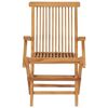 vidaXL 折りたたみ式ガーデンチェア 2個 チーク材