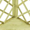 vidaXL コーナーパーゴラ シート付き 130x130x197cm 含浸松材
