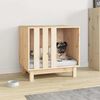 vidaXL ドッグハウス 60x45x57 cm 無垢材 パイン材