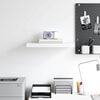 vidaXL フローティングウォールシェルフ ホワイト 50x23x3.8cm MDF