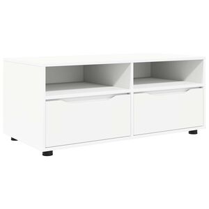 vidaXL テレビキャビネット 100 x 48 x 43 cm ホワイト エンジニアードウッド