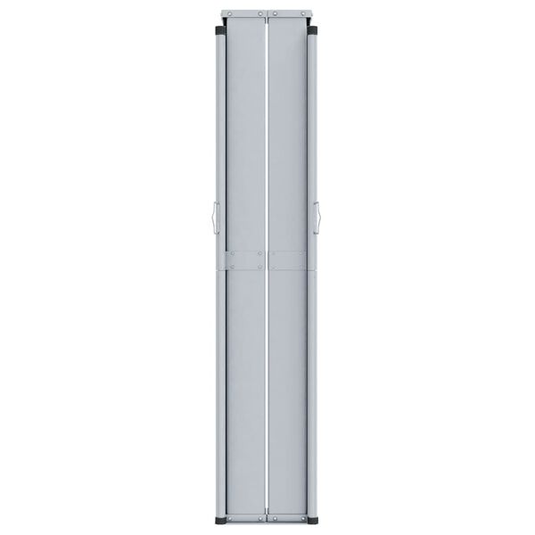 vidaXL 引き込み式サイドオーニング 100x1000cm ブラウン