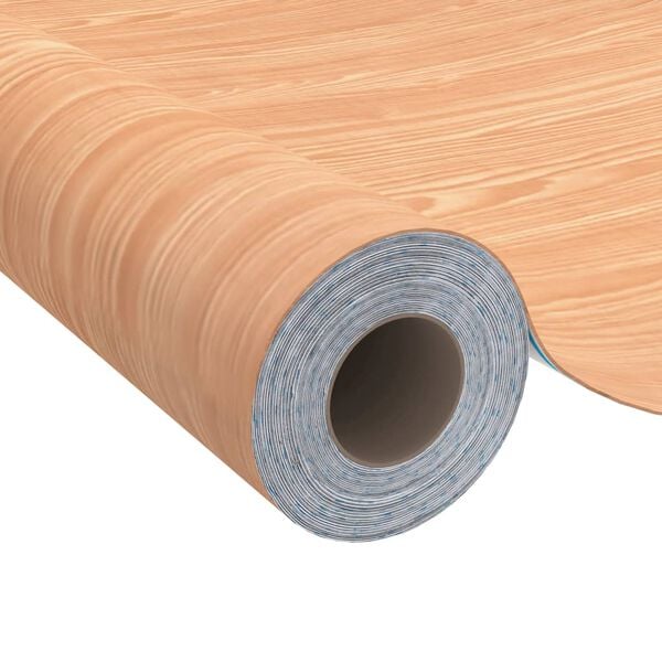 vidaXL ドアフィルム 裏面接着剤付き 2点 カエデ 210x90cm PVC製