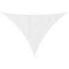 vidaXL サンシェードセイル 2.5x2.5x3.5m 三角 オックスフォード生地 ホワイト