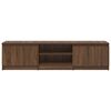 vidaXL TVキャビネット ブラウンオーク 140x40x35.5 cm エンジニアリングウッド