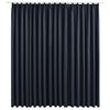 vidaXL 遮光カーテン 290x245cm フック付き アントラシート