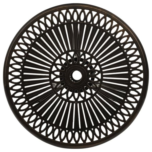 vidaXL ガーデンテーブル 62x62x65cm アルミ鋳物 ブロンズ