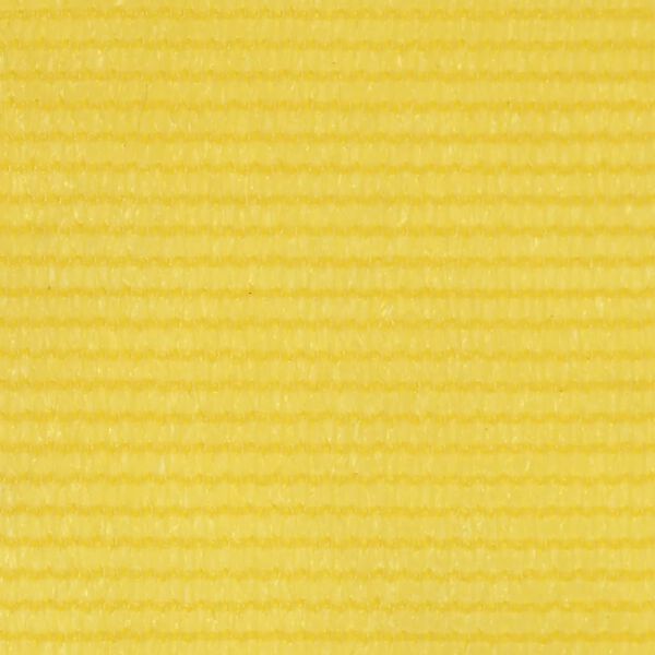 vidaXL バルコニースクリーン イエロー 75x600cm 高密度ポリエチレン