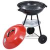 vidaXL 携帯式 チャコールケトルBBQグリル XXL ホイール付き 44cm