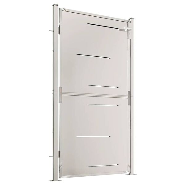 vidaXL ガーデンゲート 100x175 cm ステンレススチール