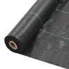 vidaXL 防草シート ポリプロピレン 2x5 m ブラック