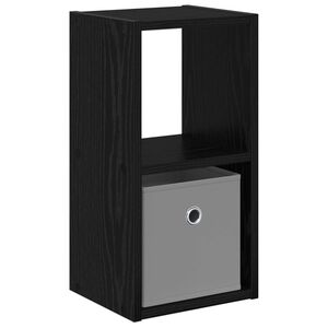 vidaXL ベッドサイドテーブル ブラックオーク 25.5 x 22 x 49.5 cm エンジニアードウッド