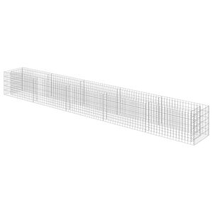 vidaXL カビオン レイズドベッド 亜鉛メッキ鋼製 450x50x50cm