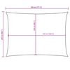vidaXL サンシェードセイル 2.5x4.5m 長方形 オックスフォード生地 テラコッタ