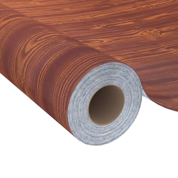 vidaXL 家具フィルム 裏面接着剤付き 2点 アカシア 500x90cm PVC製