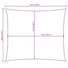 vidaXL サンシェードセイル 2x2.5m 長方形 オックスフォード生地 テラコッタ