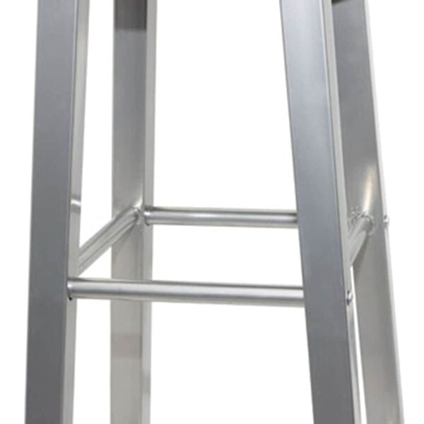 vidaXL バースツール 4点 シルバー＆ブラウン MDF