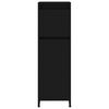 vidaXL バスルームキャビネット ブラック 30x30x95cm エンジニアリングウッド