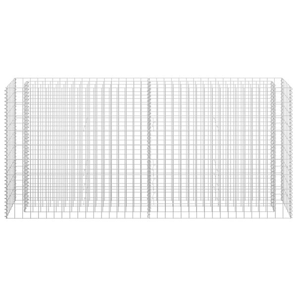 vidaXL カビオン レイズドベッド 亜鉛メッキ鋼製 180x30x90m