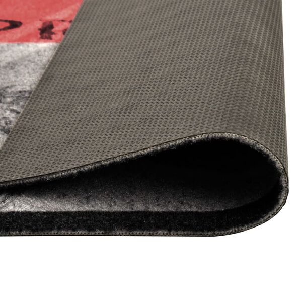 vidaXL キッチンカーペット 洗濯可能 TOMATO 60x300cm