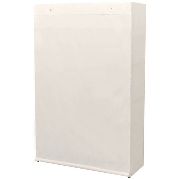 vidaXL 洋服ダンス 布＆パイン材 110x40x170cm