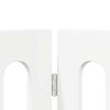 vidaXL 折りたたみペットフェンス 2 pcs ホワイト 100.5 x 38 x 90 cm 合板