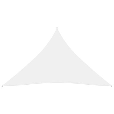 vidaXL サンシェードセイル 3x3x3m 三角形 オックスフォード生地 ホワイト
